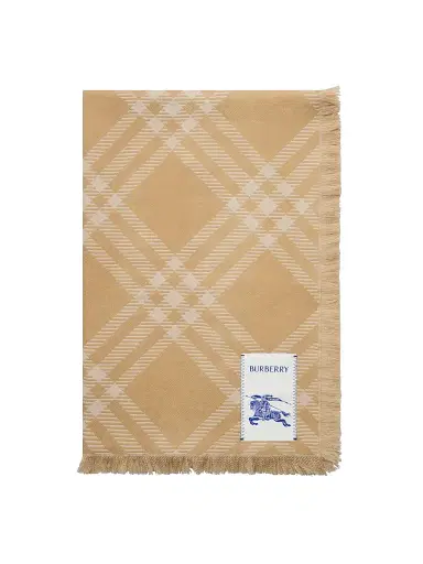 Burberry Women's Wide Check Wool Scarf | Thumbnail 3 Burberry Women's Wide Check Wool Scarf | Thumbnail 3