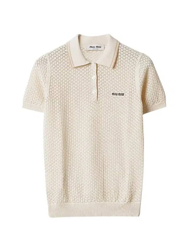 Women's Cotton Polo Shirt - Beige Khaki