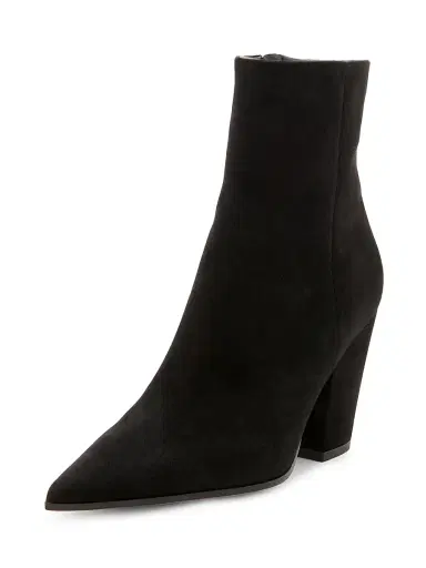 Gianvito Rossi Women's Keinna 85MM Suede Block-Heel Booties - Black - Size 12 | Thumbnail 2 Gianvito Rossi Women's Keinna 85MM Suede Block-Heel Booties - Black - Size 12 | Thumbnail 2