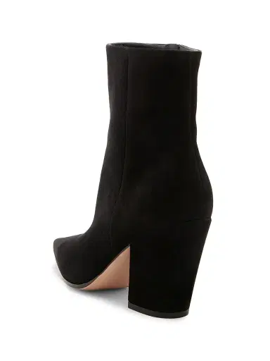 Gianvito Rossi Women's Keinna 85MM Suede Block-Heel Booties - Black - Size 12 | Thumbnail 4 Gianvito Rossi Women's Keinna 85MM Suede Block-Heel Booties - Black - Size 12 | Thumbnail 4