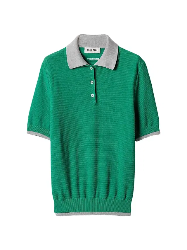 Women's Cotton Polo T-Shirt - Green