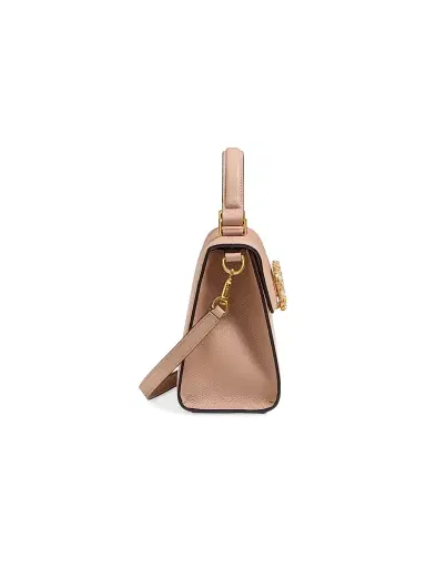 Valentino Garavani Women's VSling Small Top Handle Bag in Grainy Calfskin - Rose Cannelle | Thumbnail 6