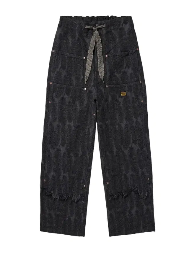 Magpie Easy Straight-Leg Cotton-Jacquard Drawstring Trousers - Men