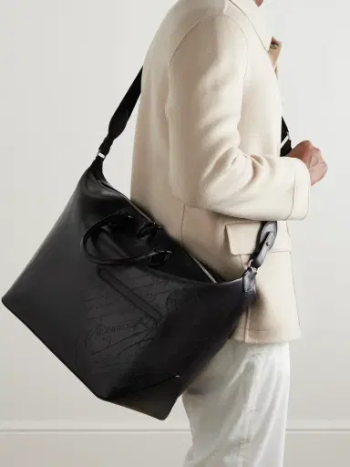 Berluti Toujours Scritto Venezia Leather Weekend Bag - Men | Thumbnail 6 Berluti Toujours Scritto Venezia Leather Weekend Bag - Men | Thumbnail 6