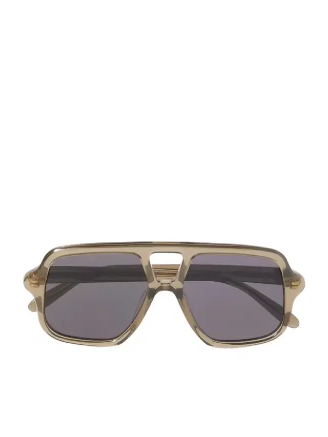 Slim Rectangular Acetate Sunglasses - Men