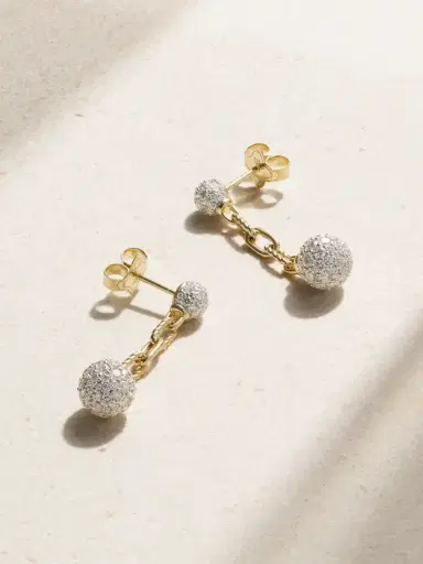 David Yurman Dy Madison® 18-karat Gold Diamond Earrings | Thumbnail 1 David Yurman Dy Madison® 18-karat Gold Diamond Earrings | Thumbnail 1
