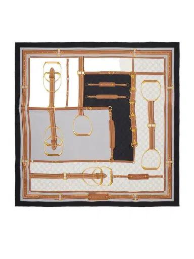 Gucci Printed Silk-twill Scarf | Thumbnail 1 Gucci Printed Silk-twill Scarf | Thumbnail 1