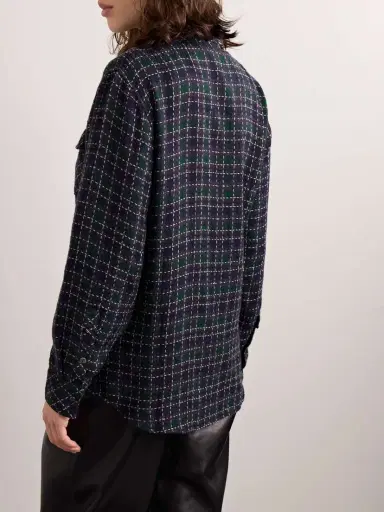 God’s True Cashmere Checked Cashmere Shirt | Thumbnail 4 God’s True Cashmere Checked Cashmere Shirt | Thumbnail 4
