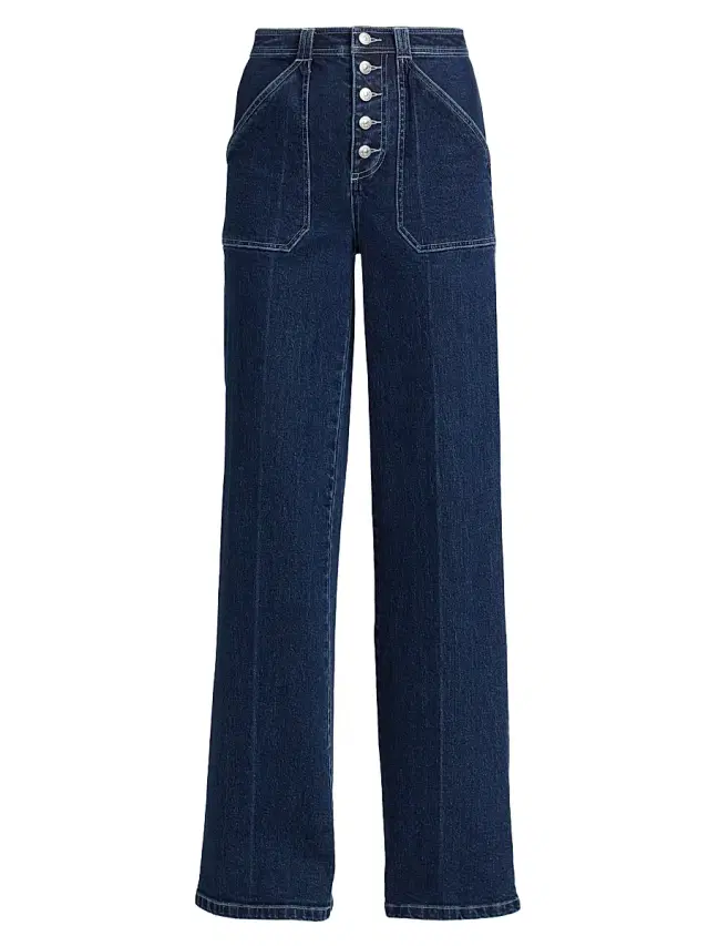 Cinq à Sept Women's Tailors Crease High-Rise Wide-Leg Pants - Oceane