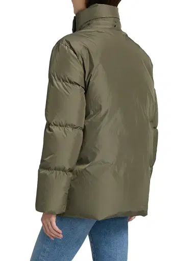 Jenni Kayne Women's Hooded Down Puffer Coat - Sage | Thumbnail 6 Jenni Kayne Women's Hooded Down Puffer Coat - Sage | Thumbnail 6