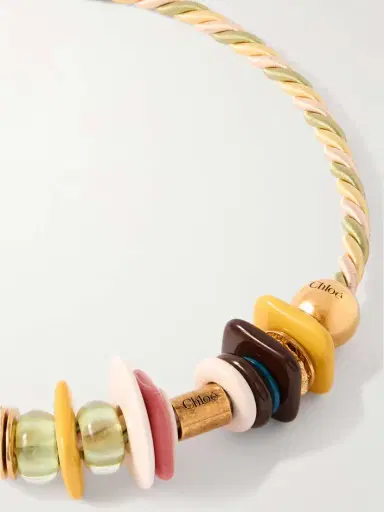 Chloé tone Beaded Necklace | Thumbnail 4