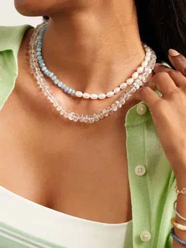 JIA JIA Gold Quartz Necklace | Thumbnail 4 JIA JIA Gold Quartz Necklace | Thumbnail 4