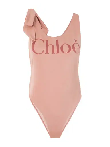 Chloé Tie-detailed Printed Swimsuit | Thumbnail 1 Chloé Tie-detailed Printed Swimsuit | Thumbnail 1