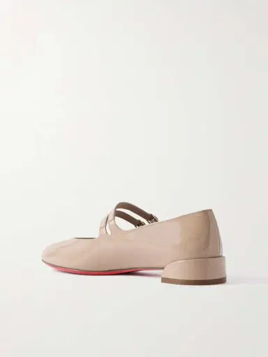 Christian Louboutin Sweet Jane Patent-leather Flats | Thumbnail 3 Christian Louboutin Sweet Jane Patent-leather Flats | Thumbnail 3