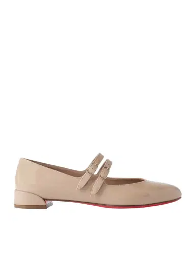 Christian Louboutin Sweet Jane Patent-leather Flats | Thumbnail 1 Christian Louboutin Sweet Jane Patent-leather Flats | Thumbnail 1