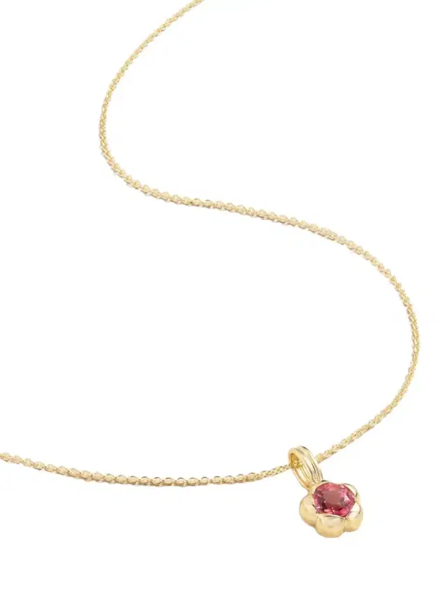 STONE AND STRAND Festival 14-karat Gold Tourmaline Necklace