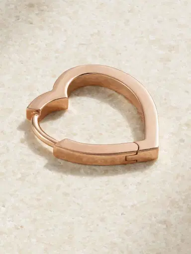 Repossi Antifer Heart Small 18-karat Rose Gold Diamond Single Earring | Thumbnail 3