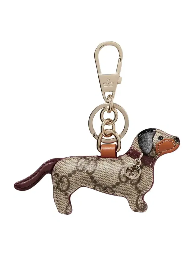 Embellished Leather Keychain