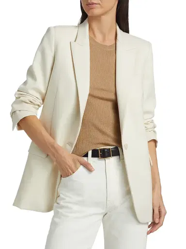 Nili Lotan Women's Diane Single-Button Blazer | Thumbnail 3 Nili Lotan Women's Diane Single-Button Blazer | Thumbnail 3