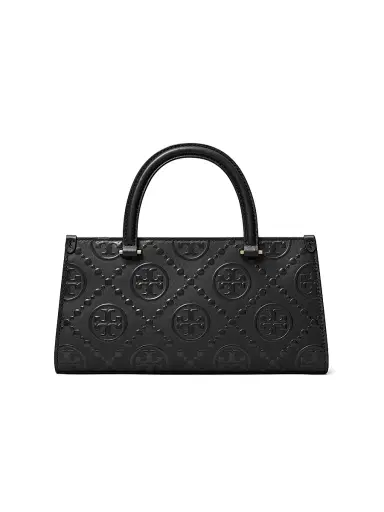 Tory Burch Women's T Monogram Embossed Leather Top Handle Bag - Beige | Thumbnail 13 Tory Burch Women's T Monogram Embossed Leather Top Handle Bag - Beige | Thumbnail 13