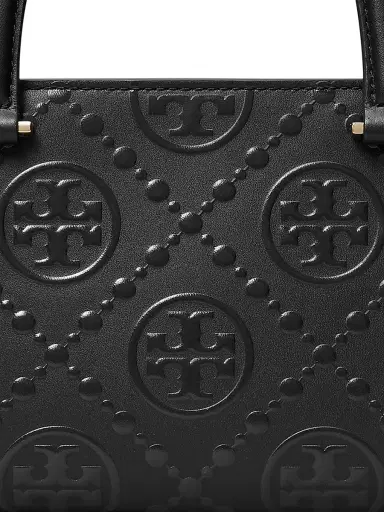 Tory Burch Women's T Monogram Embossed Leather Top Handle Bag - Beige | Thumbnail 14 Tory Burch Women's T Monogram Embossed Leather Top Handle Bag - Beige | Thumbnail 14