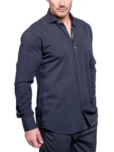 Maceoo Men's Einstein Resistance Shirt - Black - Size Small | Thumbnail 6