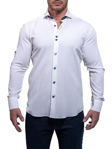 Maceoo Men's Einstein Resistance Shirt - White | Thumbnail 2 Maceoo Men's Einstein Resistance Shirt - White | Thumbnail 2