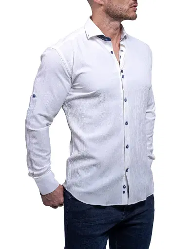 Maceoo Men's Einstein Resistance Shirt - White | Thumbnail 6 Maceoo Men's Einstein Resistance Shirt - White | Thumbnail 6