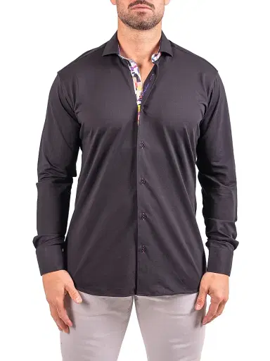 Maceoo Men's Einstein Resistance Shirt - Black | Thumbnail 2 Maceoo Men's Einstein Resistance Shirt - Black | Thumbnail 2