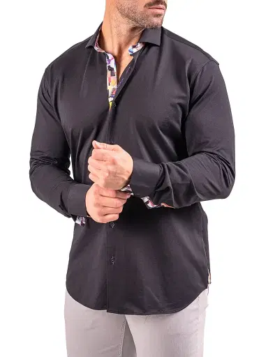 Maceoo Men's Einstein Resistance Shirt - Black | Thumbnail 3 Maceoo Men's Einstein Resistance Shirt - Black | Thumbnail 3