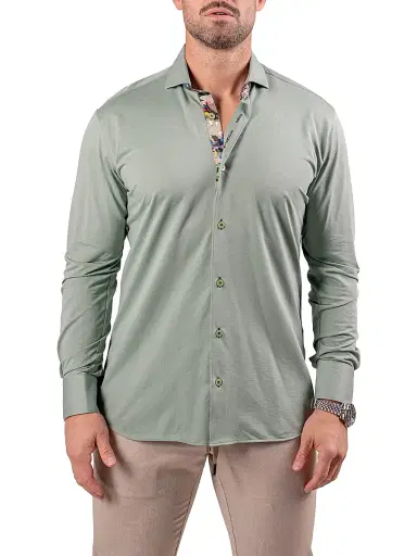 Maceoo Men's Einstein Resistance Shirt - Green - Size XXL | Thumbnail 2