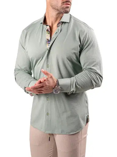 Maceoo Men's Einstein Resistance Shirt - Green - Size XXL | Thumbnail 3