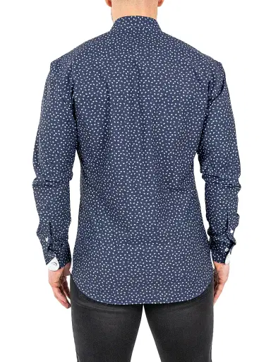 Maceoo Men's Einstein Stretch Micro Paisley Shirt - Blue - Size XXXXL | Thumbnail 5 Maceoo Men's Einstein Stretch Micro Paisley Shirt - Blue - Size XXXXL | Thumbnail 5