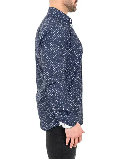 Maceoo Men's Einstein Stretch Micro Paisley Shirt - Blue - Size XXXXL | Thumbnail 6 Maceoo Men's Einstein Stretch Micro Paisley Shirt - Blue - Size XXXXL | Thumbnail 6