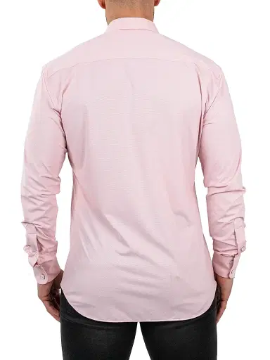 Maceoo Men's Einstein Stretch Blotter Shirt - Red | Thumbnail 3 Maceoo Men's Einstein Stretch Blotter Shirt - Red | Thumbnail 3