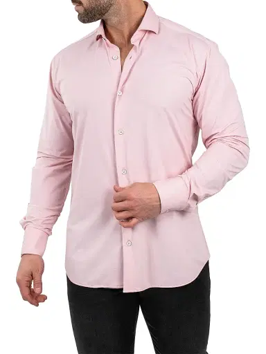 Maceoo Men's Einstein Stretch Blotter Shirt - Red | Thumbnail 4 Maceoo Men's Einstein Stretch Blotter Shirt - Red | Thumbnail 4