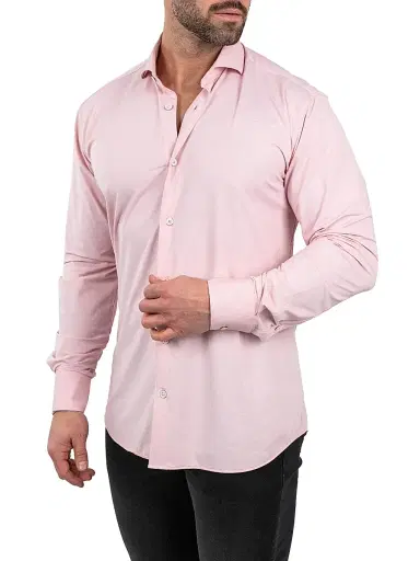 Maceoo Men's Einstein Stretch Blotter Shirt - Red | Thumbnail 5 Maceoo Men's Einstein Stretch Blotter Shirt - Red | Thumbnail 5