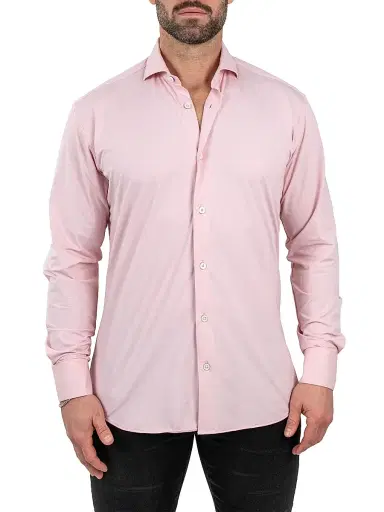 Maceoo Men's Einstein Stretch Blotter Shirt - Red | Thumbnail 1 Maceoo Men's Einstein Stretch Blotter Shirt - Red | Thumbnail 1