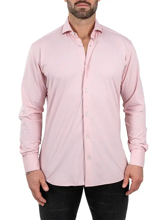 Maceoo Men's Einstein Stretch Blotter Shirt - Red