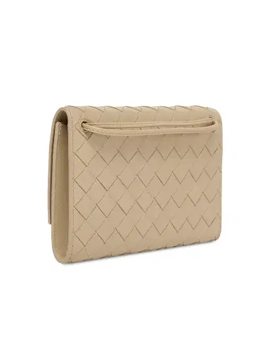 Bottega Veneta Women's Andiamo Intrecciato Leather Shoulder Bag - Ecru Muse Brass | Thumbnail 5