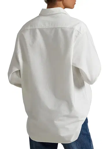 Polo Ralph Lauren Men's Yankees Oxford Shirt - White | Thumbnail 7 Polo Ralph Lauren Men's Yankees Oxford Shirt - White | Thumbnail 7