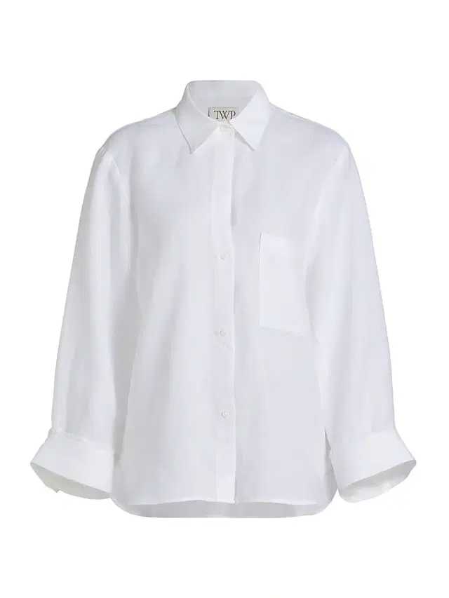 Women's Next Morning Cotton Pocket Shirt - White