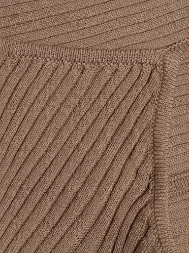 Staud Women's Soleil Rib-Knit Tank - Taupe - Size XL | Thumbnail 7 Staud Women's Soleil Rib-Knit Tank - Taupe - Size XL | Thumbnail 7