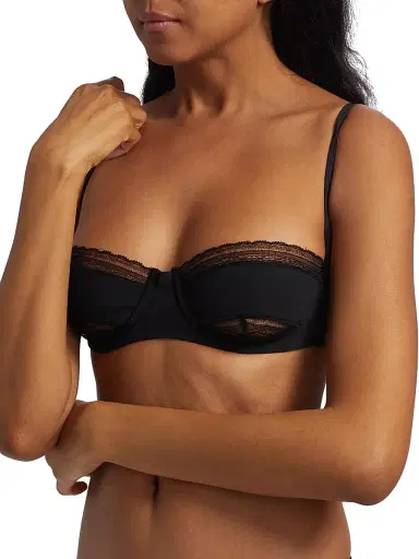Kiki de Montparnasse Women's Lace Balconette Bikini Top - Black - Size Large | Thumbnail 5 Kiki de Montparnasse Women's Lace Balconette Bikini Top - Black - Size Large | Thumbnail 5