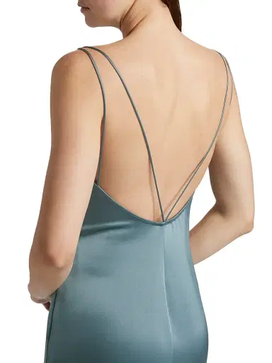 Amsale Women's Draped Satin Gown - Twilight - Size 14 | Thumbnail 6 Amsale Women's Draped Satin Gown - Twilight - Size 14 | Thumbnail 6