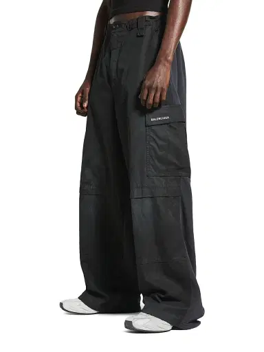 Balenciaga Men's Hybrid Large Fit Pants - Black - Size Large | Thumbnail 5 Balenciaga Men's Hybrid Large Fit Pants - Black - Size Large | Thumbnail 5