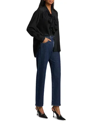 BLK DNM Women's Blouse 06 - Black - Size 6 | Thumbnail 2