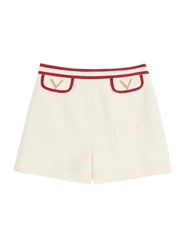 Valentino Garavani Women's Crepe Couture Shorts -  Red