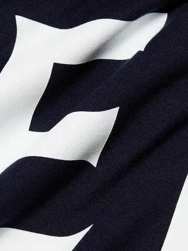 FERRAGAMO Men's Logo Crewneck T-Shirt - New Navy White | Thumbnail 7 FERRAGAMO Men's Logo Crewneck T-Shirt - New Navy White | Thumbnail 7