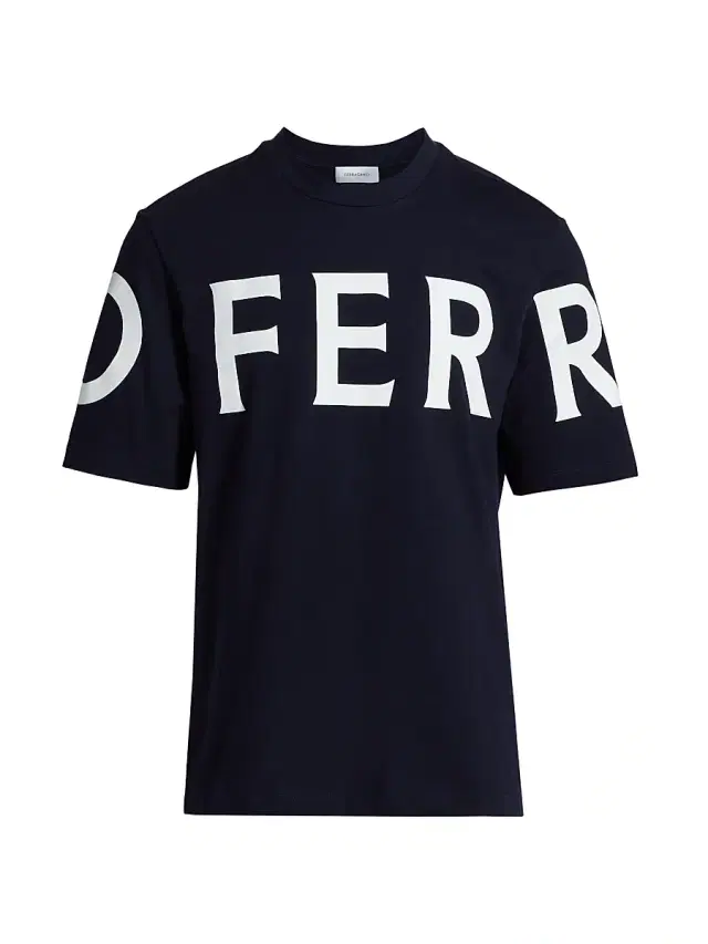 Men's Logo Crewneck T-Shirt - New Navy White Men's Logo Crewneck T-Shirt - New Navy White
